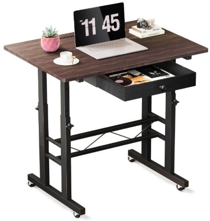 luckracer small standing desk for walking pad