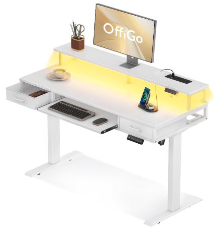 offigo desk with cable management tray
