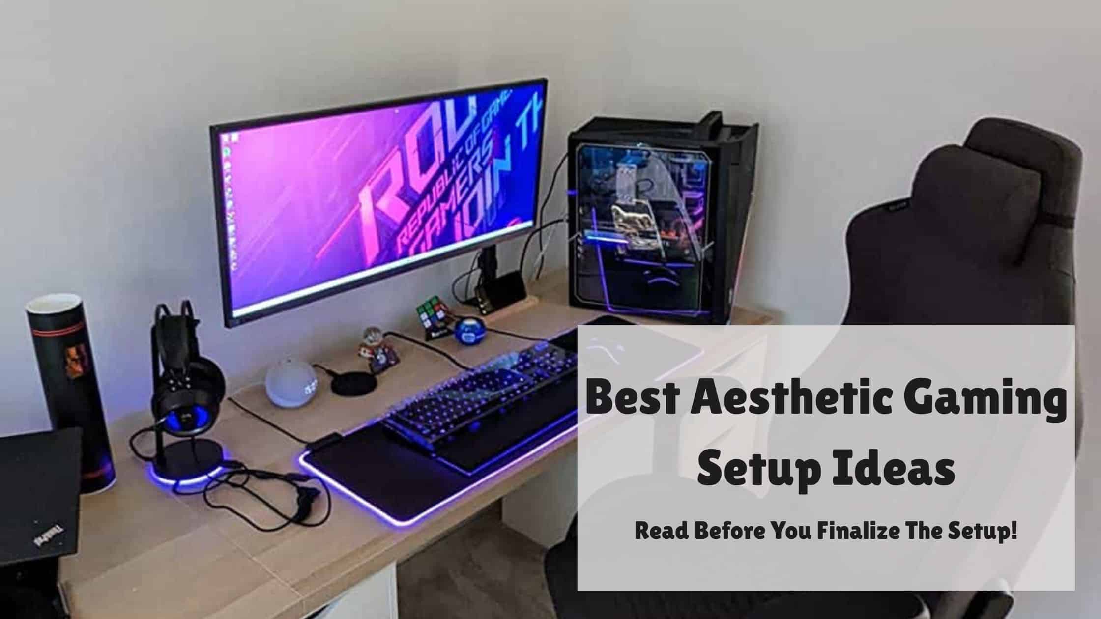 view of our own purchase testing aesthetic gaming setup ideas our unboxing package arrival several weeks to months