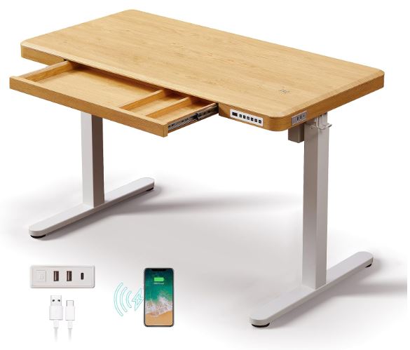 kowo home office desk with cable management