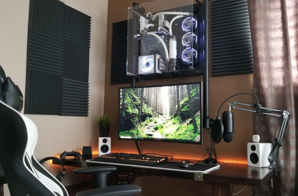 anime themed gaming setup i designed