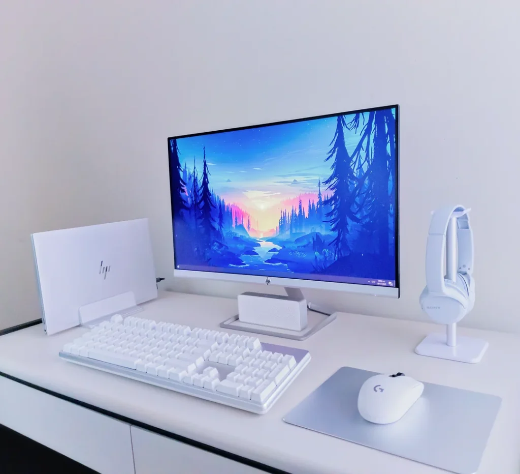 led lit shelves for displaying gaming gear